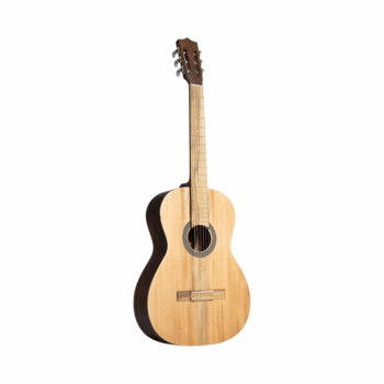 guitarra natural en madera de cedro